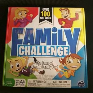 FAMILY CHALLENGE 100 Mini Games! The Game of Frantic Family Fun!